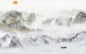 别墅 中式轻奢山水 TiF分层