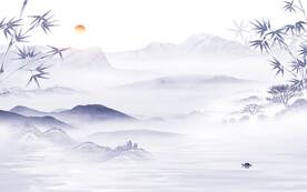 大气 中式轻奢山水 TiF分层