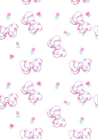 数码印花蝴蝶结