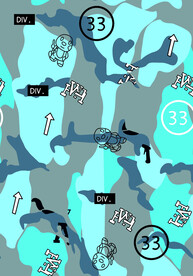 数码印花卡通迷彩