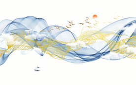 新中式 抽象山水