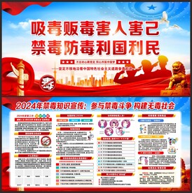 禁毒展板