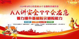 防灾减灾日宣传展板