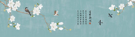 鸟语花香花鸟国画装饰画