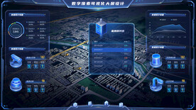 科技感大数据可视化智能界面首页