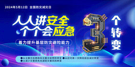 全国防灾减灾日2024主题展板