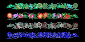 敦煌藻井图案葡萄莲花藤蔓纹传统