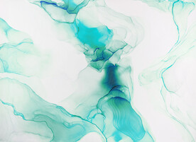 绿色水彩水墨装饰画背景