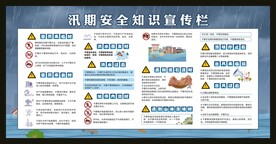 汛期安全知识宣传栏