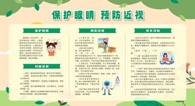 爱眼日宣传栏展板