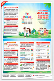 碘缺乏病宣传日三折页