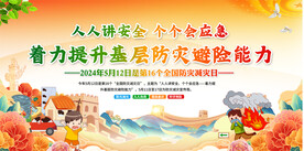 防灾减灾日展板