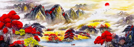 山水风景挂画