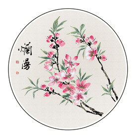 桃花国画