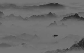 爆款 新款灰色山水 TiF分层