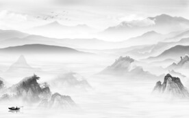 现代 新传中式山水 TIF分层