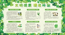 节能环保展板