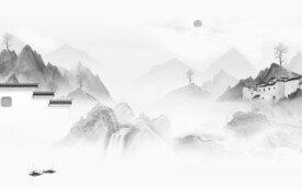 大气 最新灰色山水 TiF分层