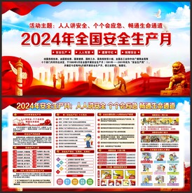 安全生产月宣传栏