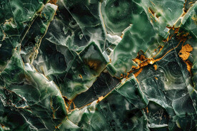 绿色金线渐变大理石背景