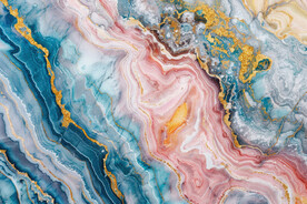 蓝粉色渐变大理石背景