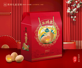 鸡蛋包装 土特产礼盒