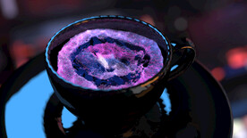 五彩斑斓的咖啡动画C4D源文件