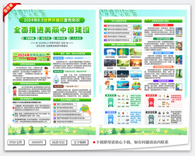 世界环境日宣传单