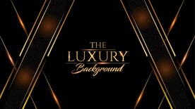 高端奢华金色年会酒会活动KV图