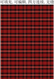 红色经典格纹