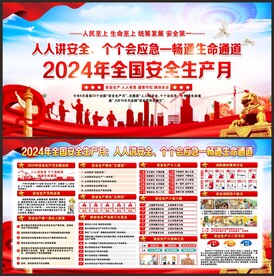 安全生产月宣传栏