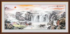 山水风景山水画