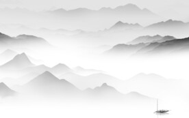 奢雅 新中式灰山水 TIF分层