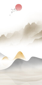 高雅 新中式画玄关 TiF分层