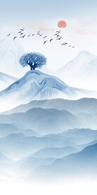 大气 现代中式玄关 TiF分层