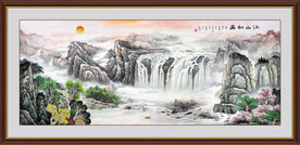 大厅山水画