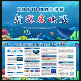 世界海洋日宣传栏
