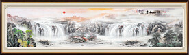 巨幅山水画