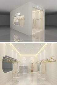 服装店面设计  档口设计效果 