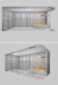 服装店面设计  档口设计效果 