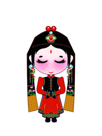 蒙古族娃娃和硕特