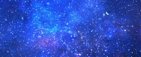 巨幅蓝色星空背景图