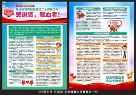 世界献血者日宣传单