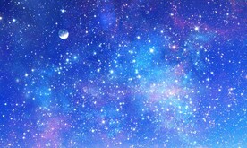 蓝色宇宙星空背景吊顶