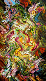 抽象涂鸦艺术背景