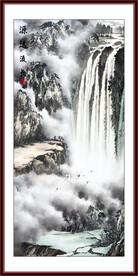 山水风景山水画