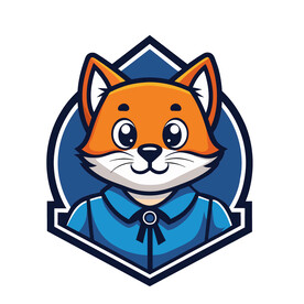 矢量动物可爱的小猫标志