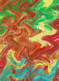 厚涂液化肌理背景