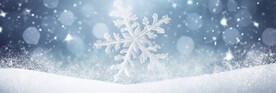 冬天雪花圣诞