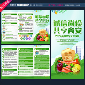 食品安全三折页